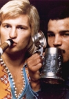 mit Weltmeister John Conteh (England) bei mir zuhause